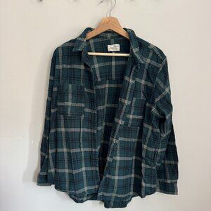 Universal Thread Green Plaid Button-Up Shirt - Size XLarge